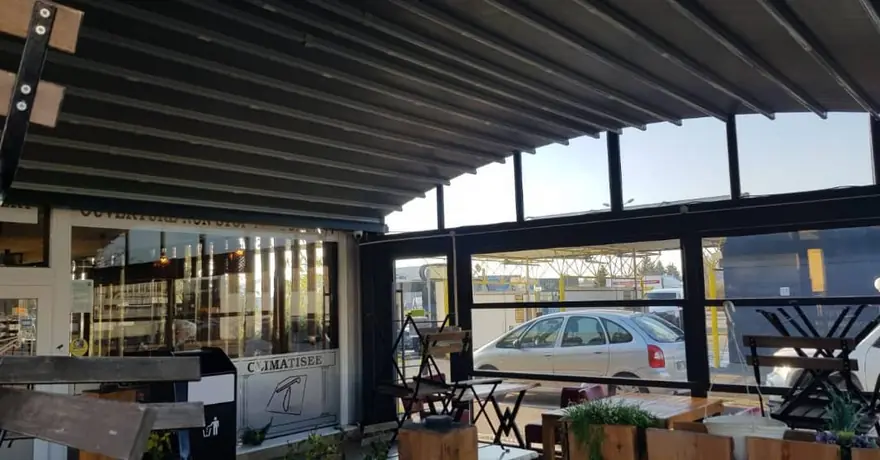 Pergola ve giyotin cam uygulaması