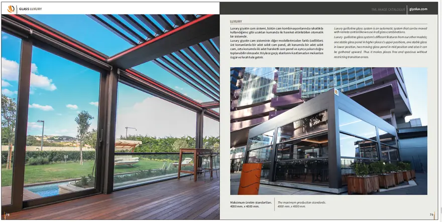 Luxury — Katalog sayfası