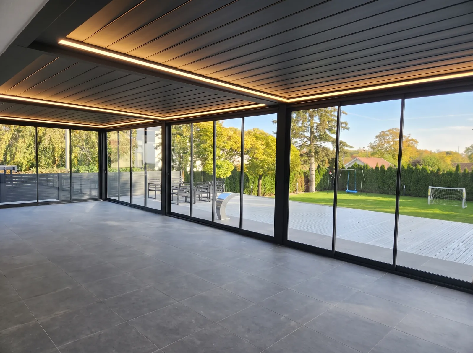 Bioklimatik pergola — Berlin, Almanya